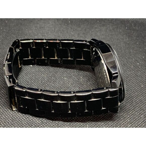 Fossil FS4775 Men's Watch Black Plated Stainless Steel Bracelet Quartz 42mm O589 - Picture 8 of 8